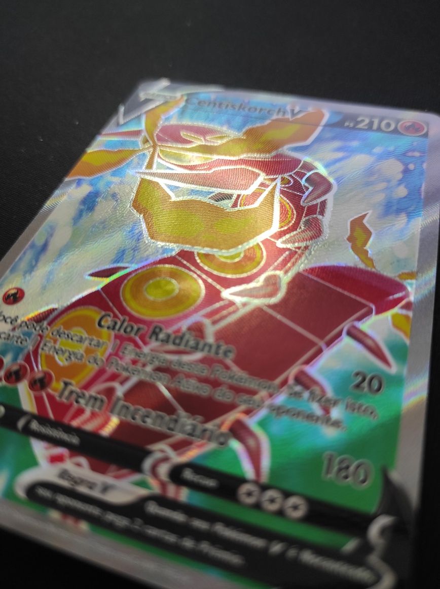 Carta Pokemon Centiskorch V 179/189 Full Art Holo Ultra Raro