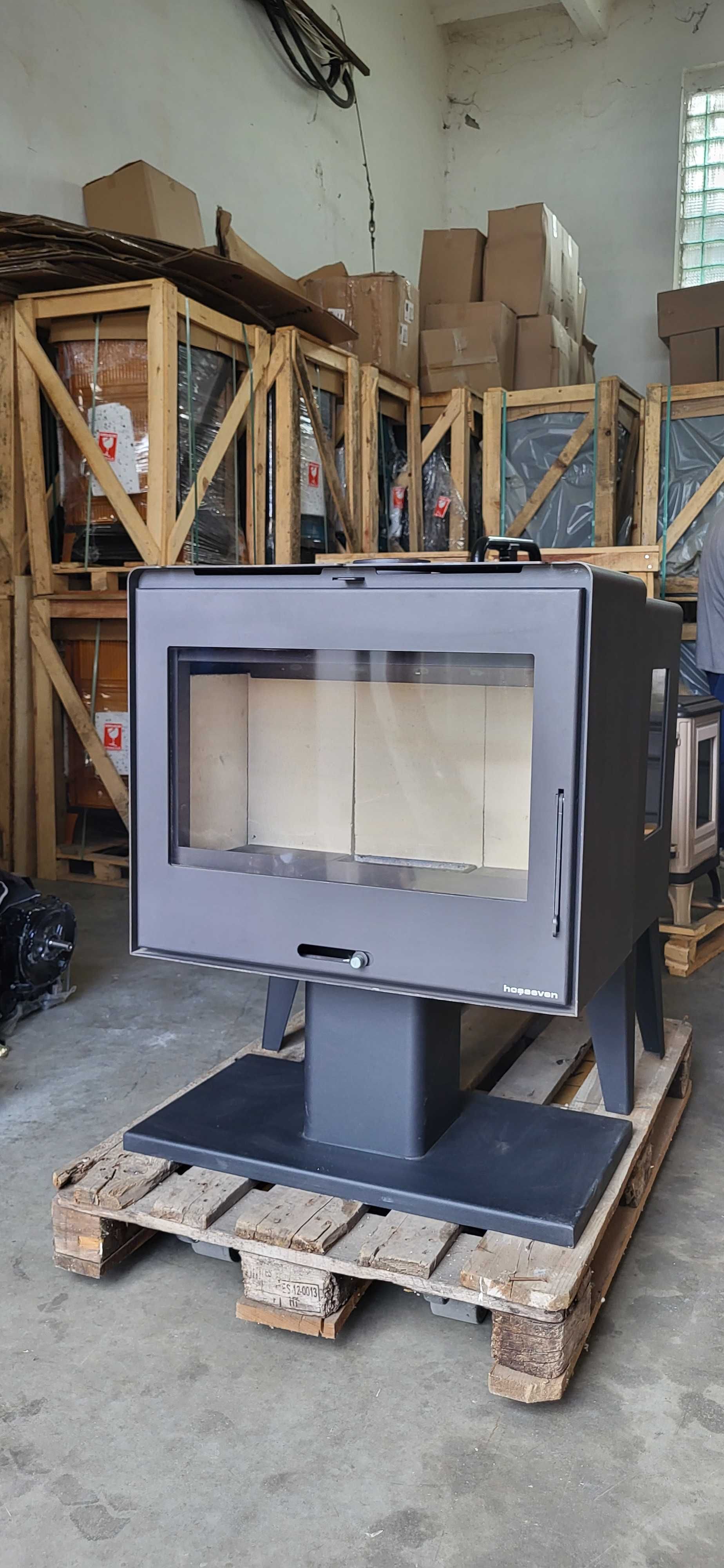 Камін піч 10 KW Hosseven  50-70 -P
