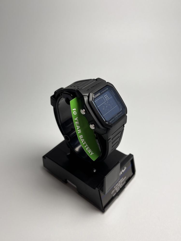 Годинник casio w-800h-1bvcf, годинник спортивний касіо, касио