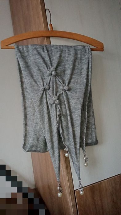 Шарф жіночий сірий