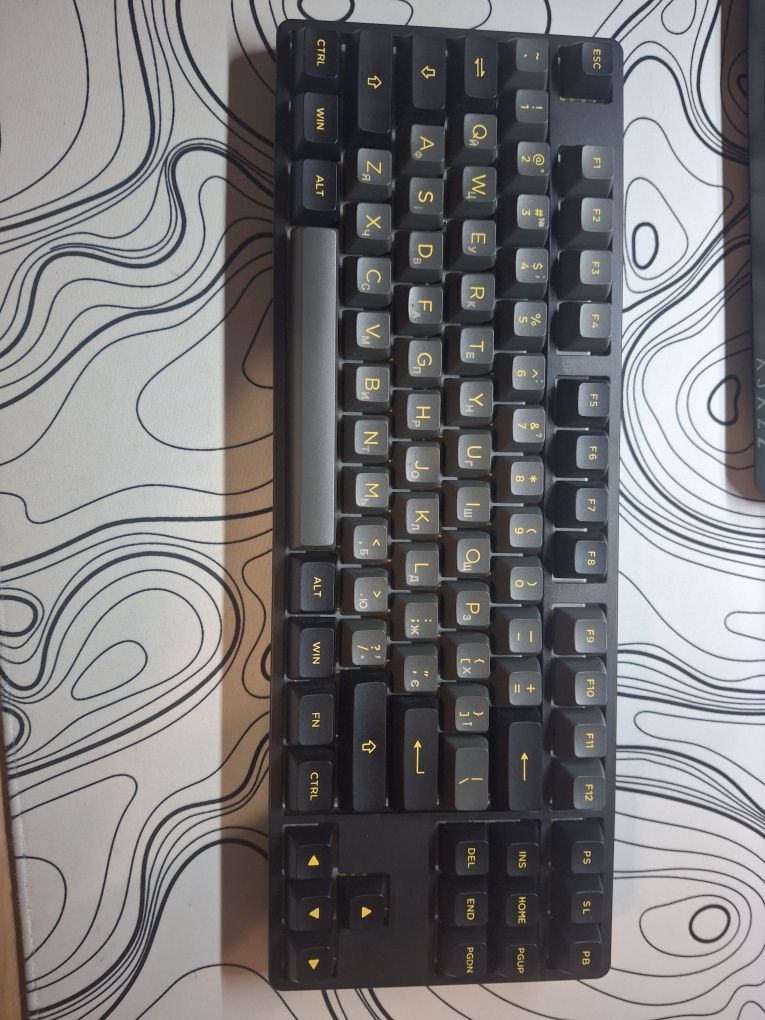 Клавиатура Akko 5087b plus v3 cream yellow