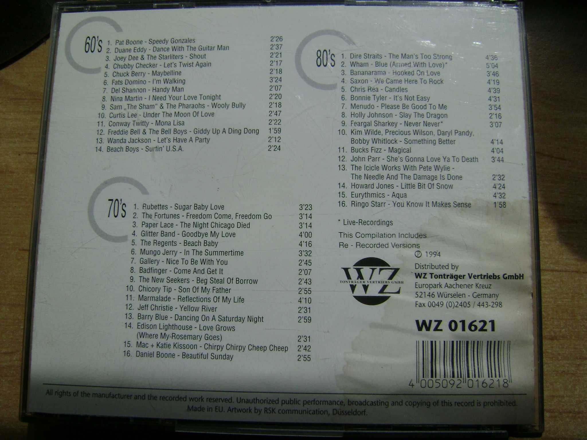 Starocie z PRL Płyty CD = Zestaw 10 krążków oryginalnych z muzyką POP