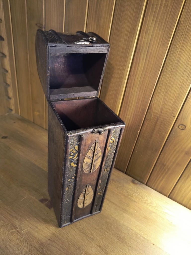 Skrzynka pudełko drewniane rustykalne retro vintage
