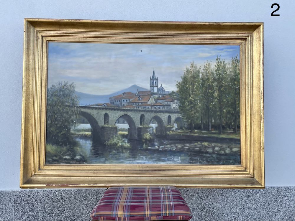 Quadro Antigo Pintado a Oleo