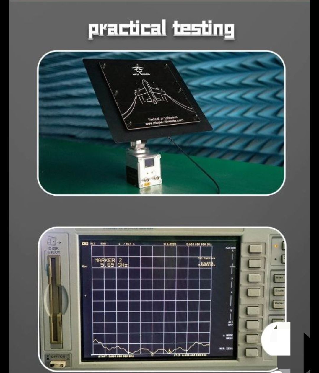ПАТЧ-Антена Maple Patch Antenna 5.8G 21dBi ATT SMA (5шт)