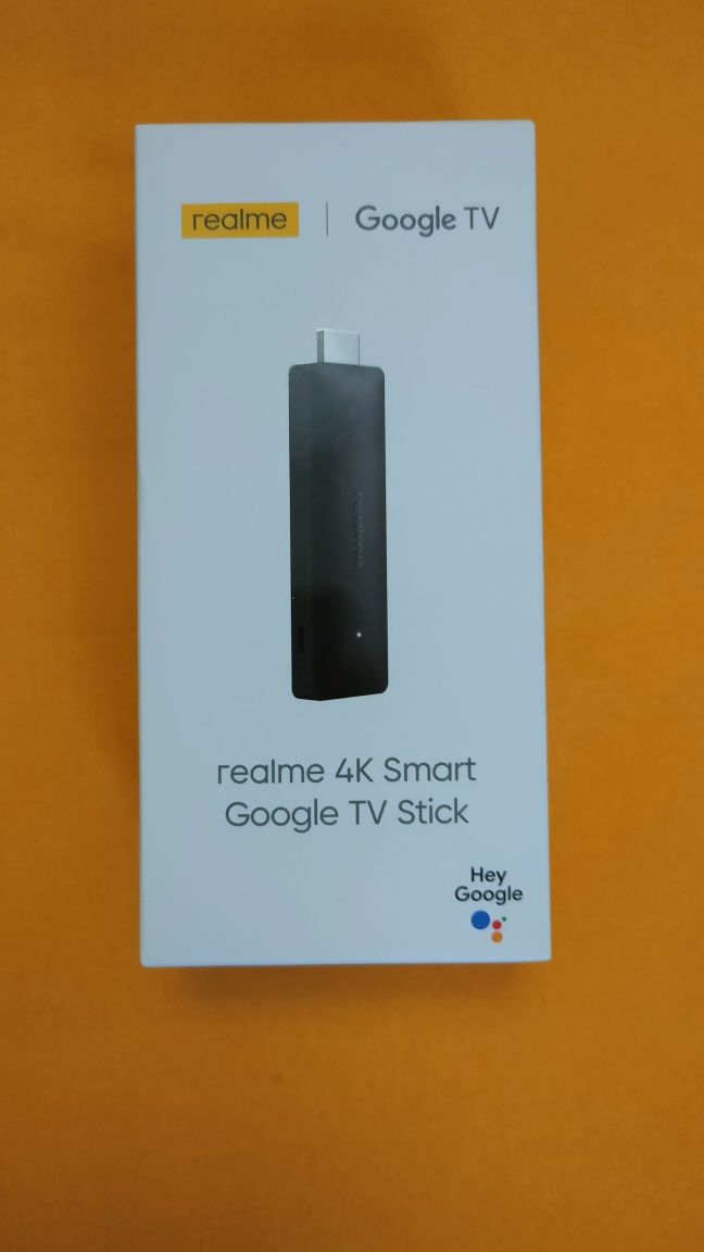 Realme 4K Smart Google TV Stick, ТВ-приставка Глобальная версия. Новая