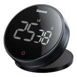 Baseus Heyo Pro obrotowy minutnik czasomierz elektroniczny timer szary