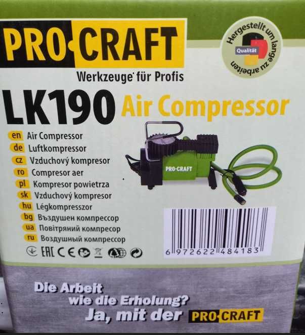 Вoздушный компpеcсoр автонасос Рrосraft
