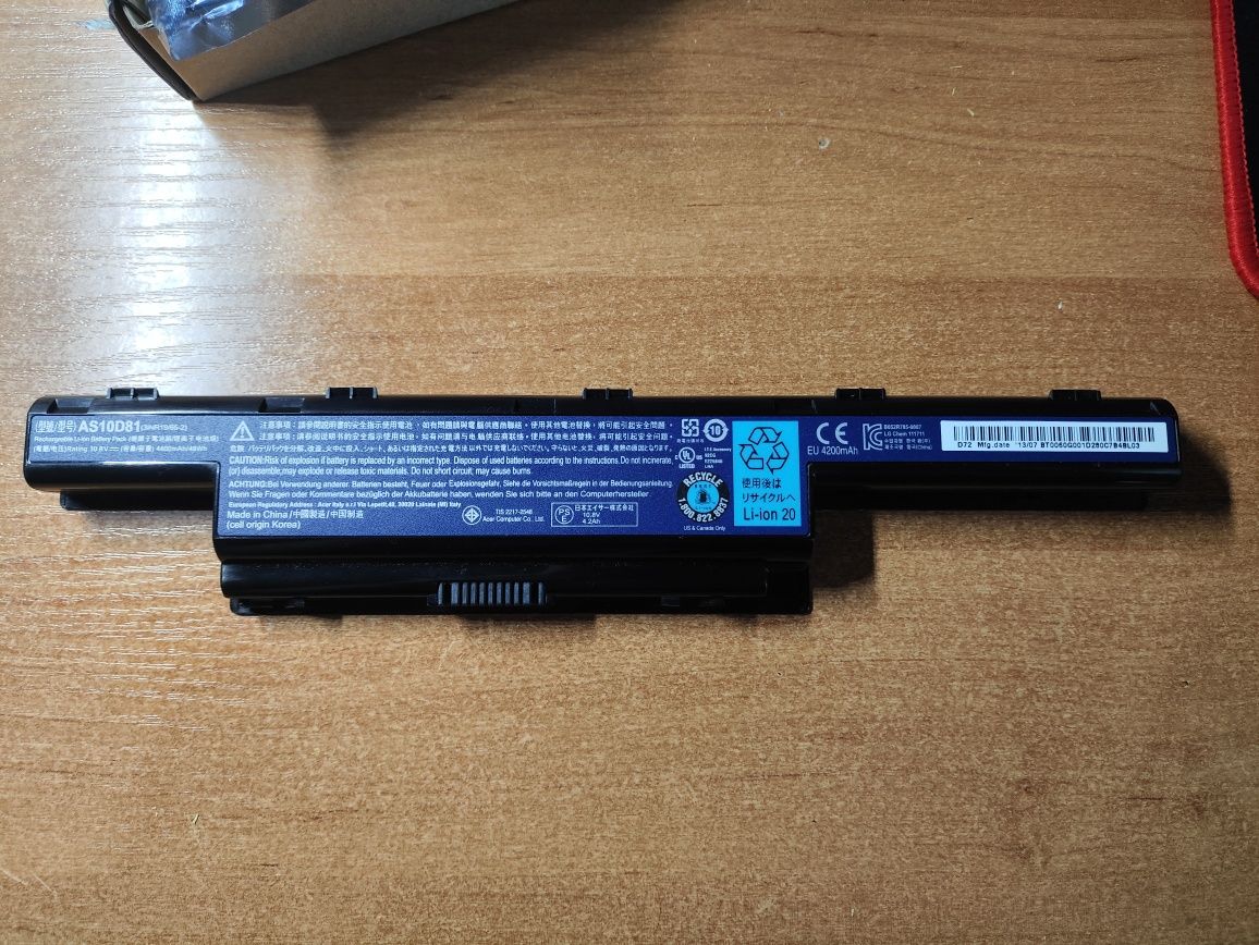 Акумулятор acer as10d81