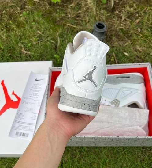 Buty meskie Mokasyny Jordan_4_Retro_WhiteOreo R.38.5