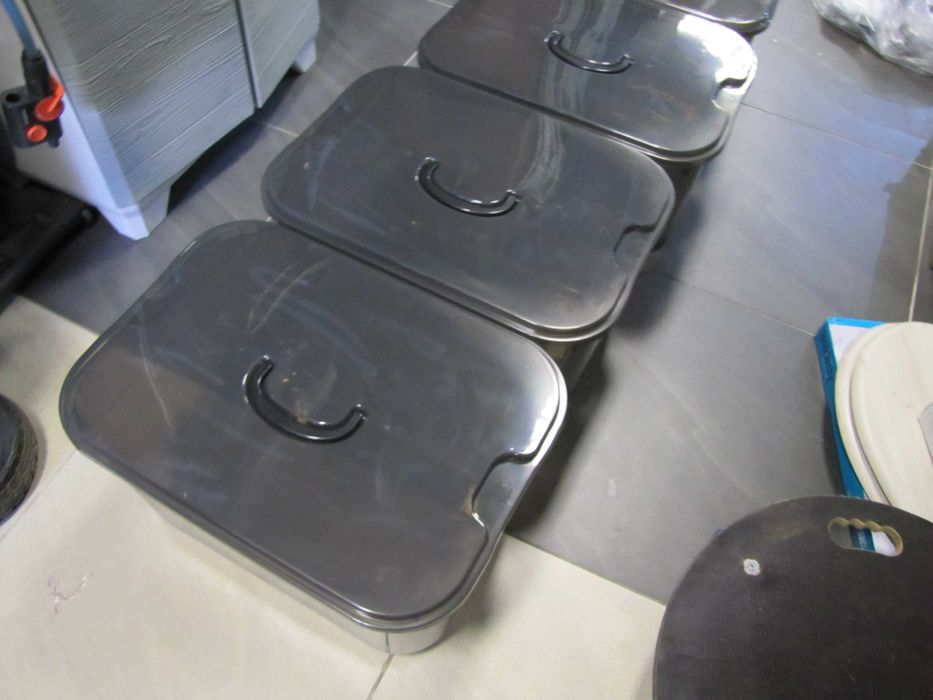 GONICVIN Pudełka do przechowywania z pokrywką 70L 4 sztuki