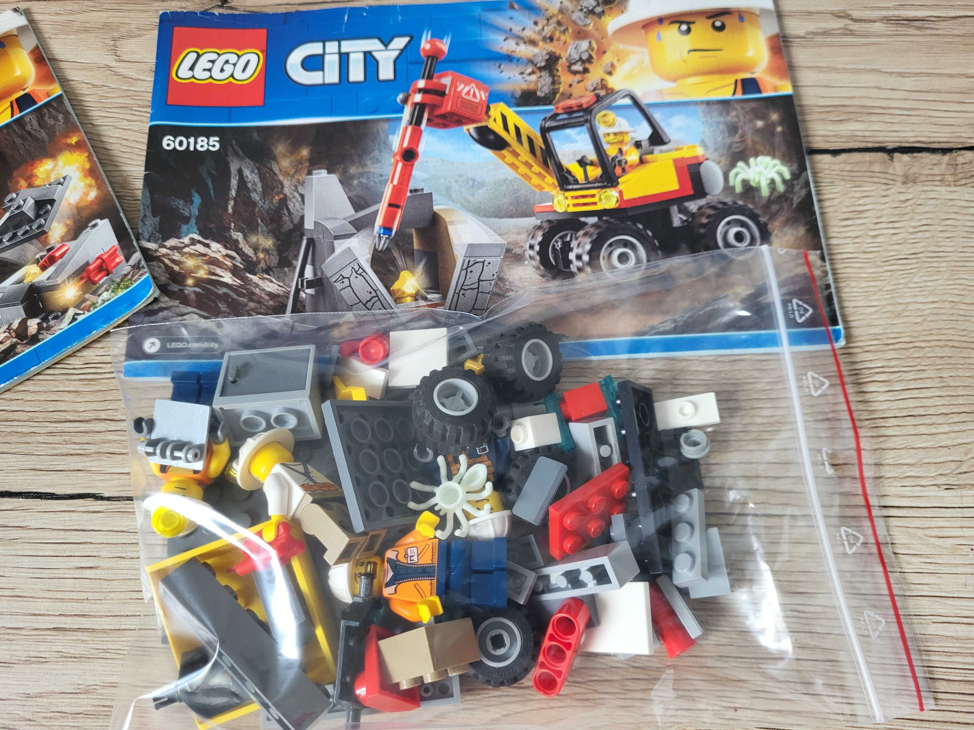 Lego City 2 zestawy Ekipa Górnicza i Kruszarka Górnicza
