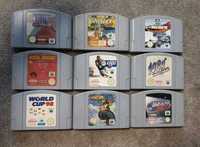 Lote 9 jogos Nintendo 64
