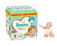 Pieluszki Pampers Premium Care Rozmiar 6,  128 szt