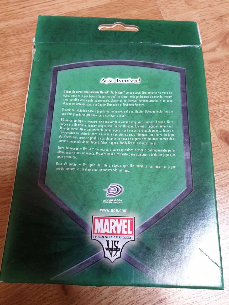 Jogo de Cartas Marvel VS: Homem Aranha vs Doutor Octopus, Novo, selado