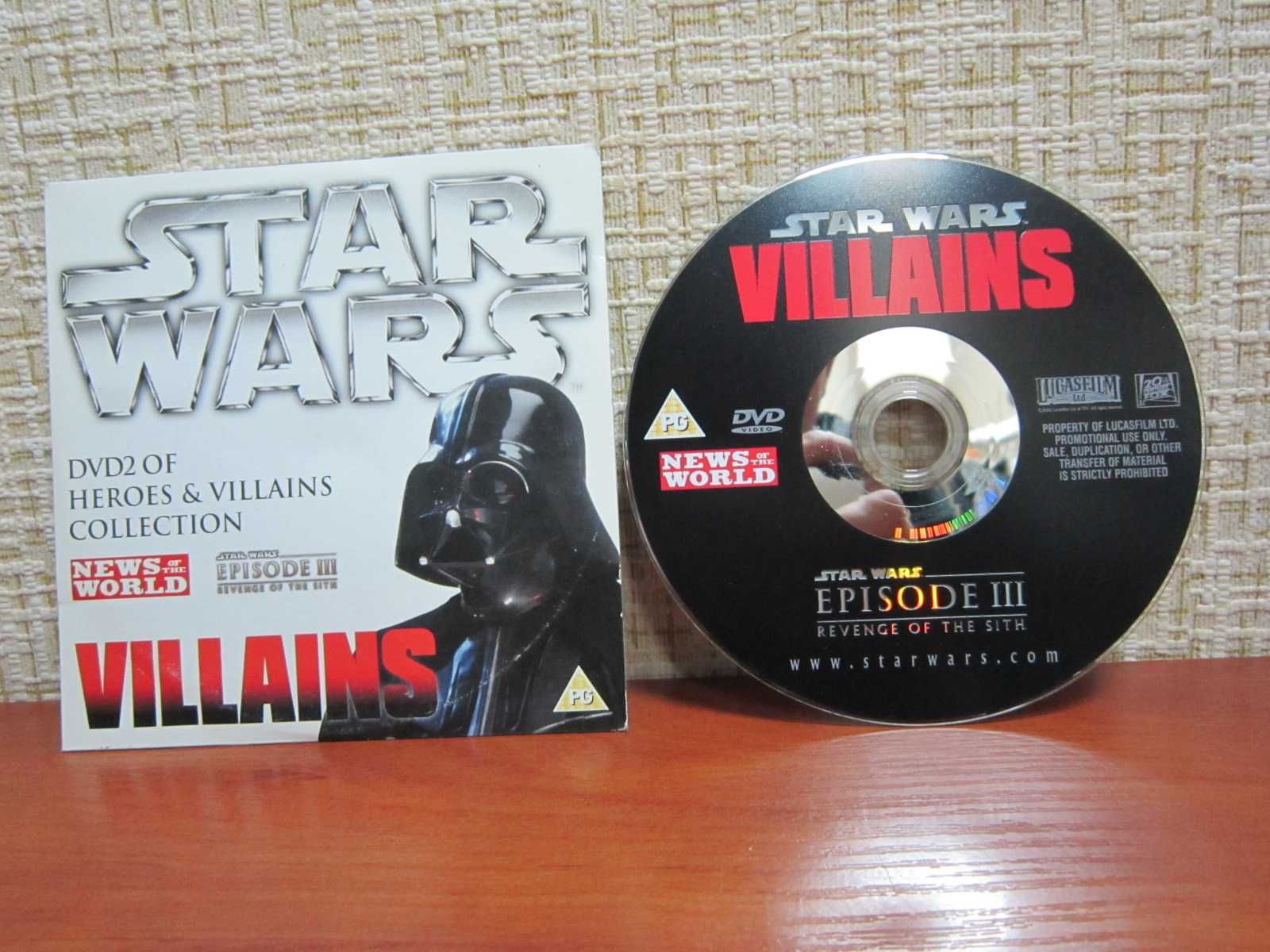 DVD Star Wars Villains.