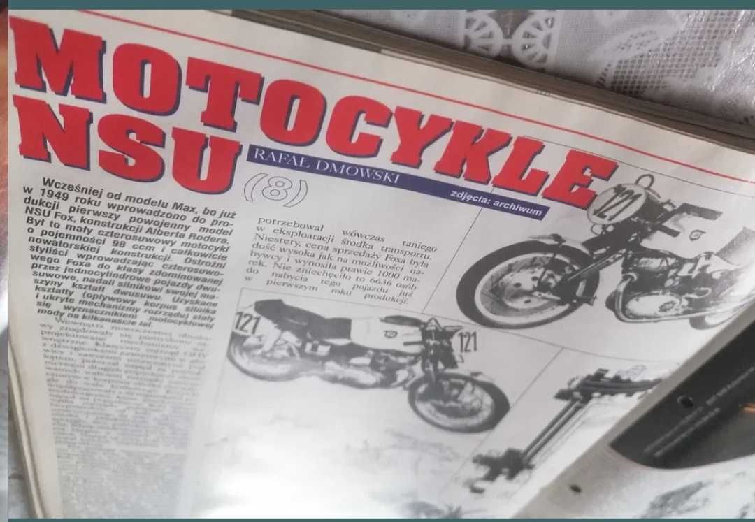 Gazeta Świat Motocykli JUNAK silnik NSU gsx 600f gtr 1000bmw k1