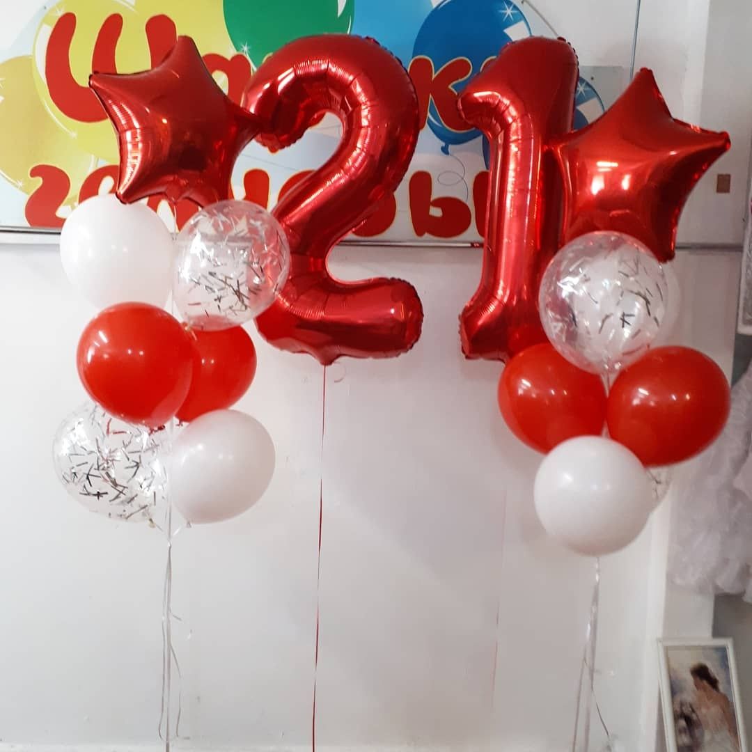 Цифра(шары) на день народження 1,2,3,4,5,6,7,8,9