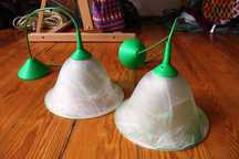 KLOSZ LAMPA wisząca sufitowa zestaw 2 sztuki