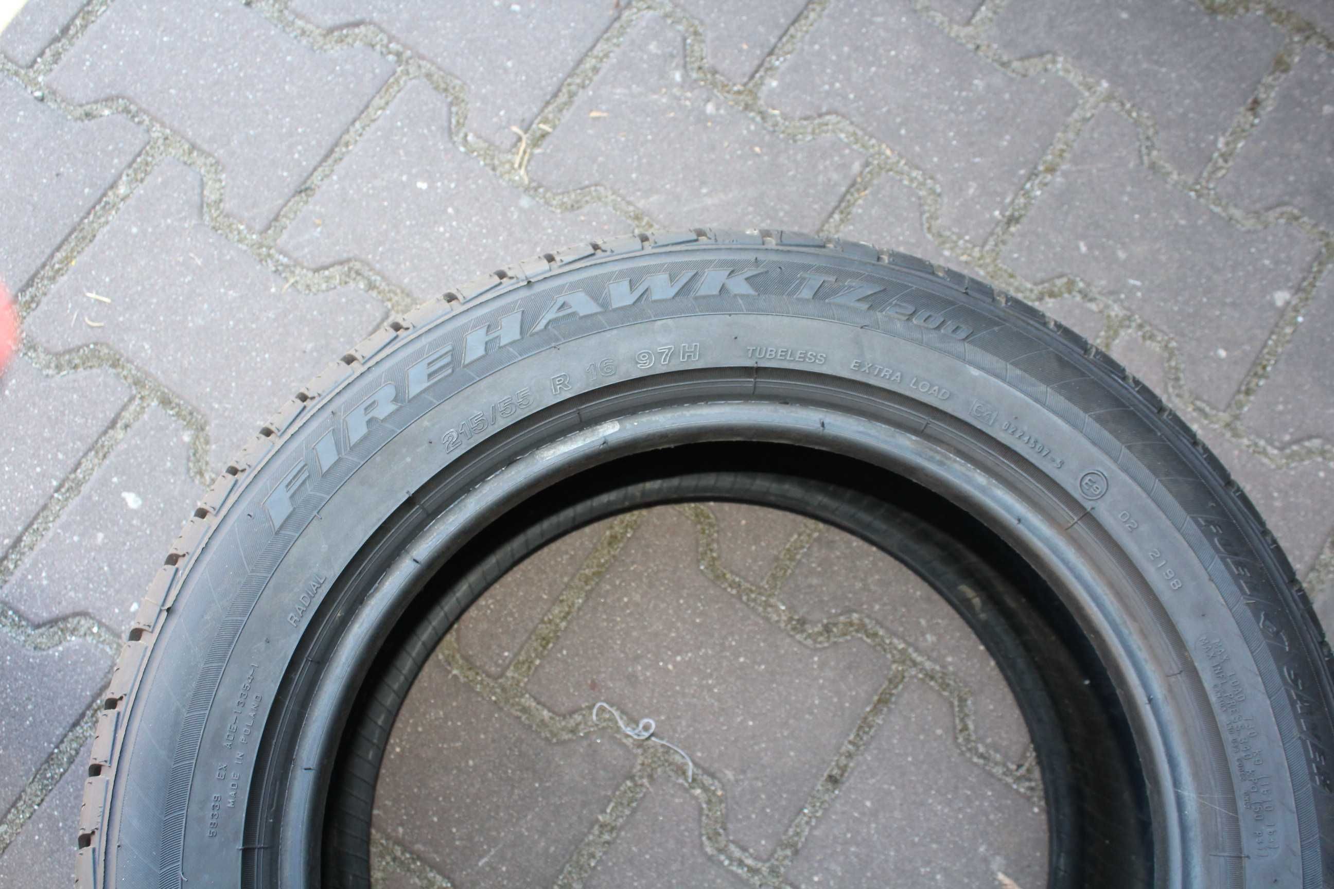 215 55 r16 FIRESTONE TZ  200