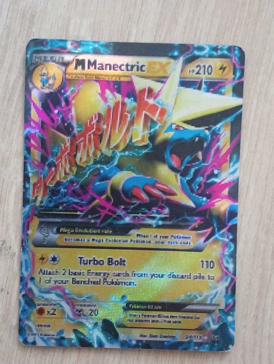 Carta Mega Manectric EX