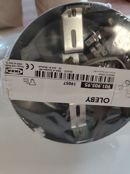 Lampa podwójna w komplecie z żarówkami