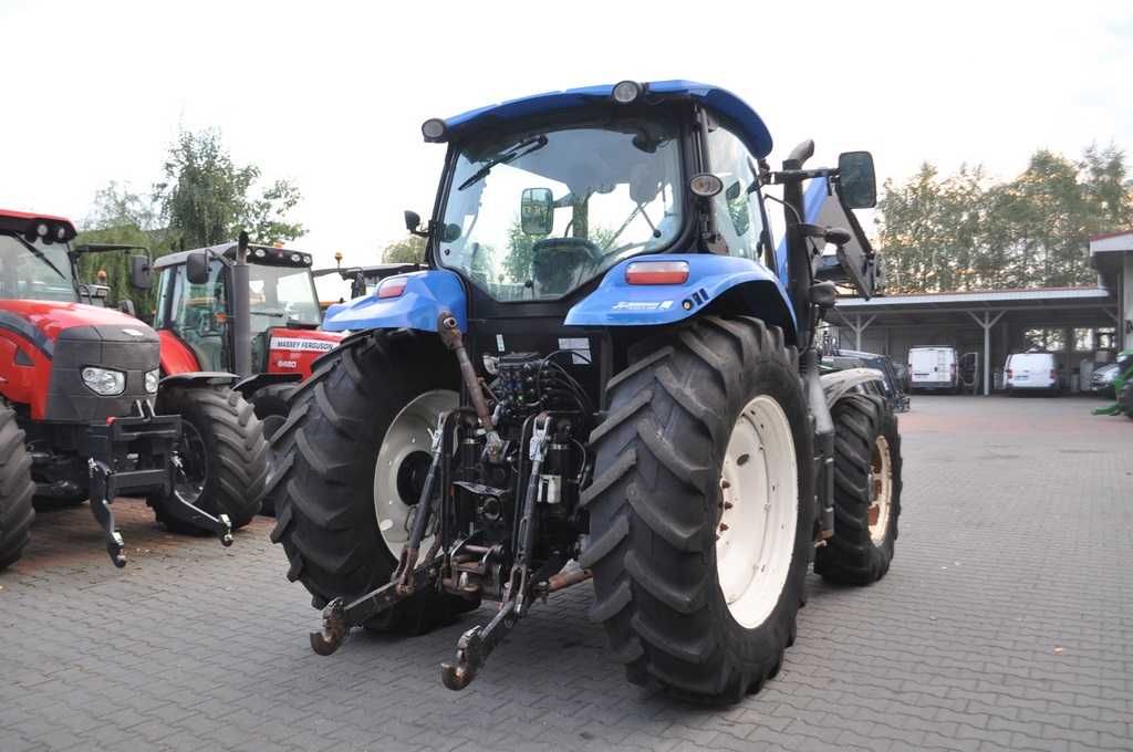 NEW HOLLAND T6.140 + QUICKE Q56 / Przedni TUZ / Klimatyzacja /