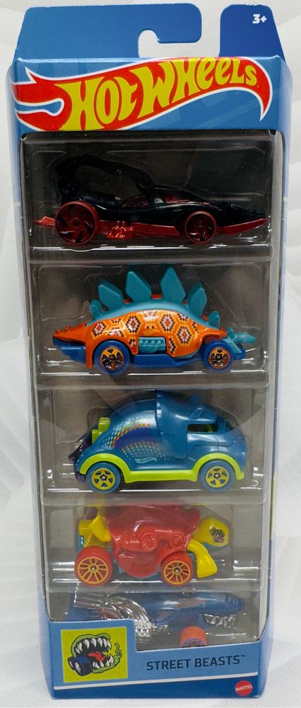 Хот Вілс Hot Wheels набір машинок Street Beasts