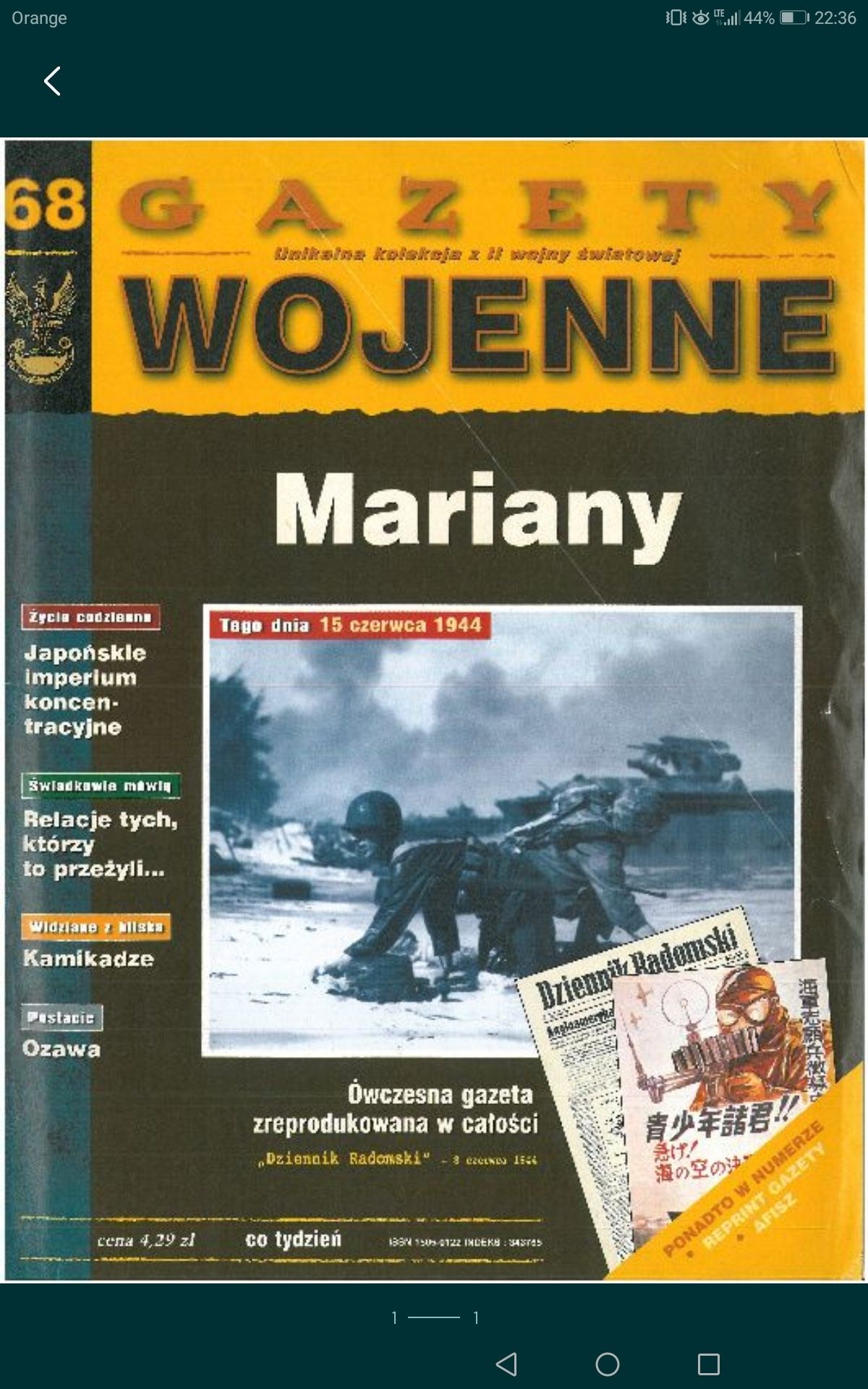 Zestaw Gazety wojenne