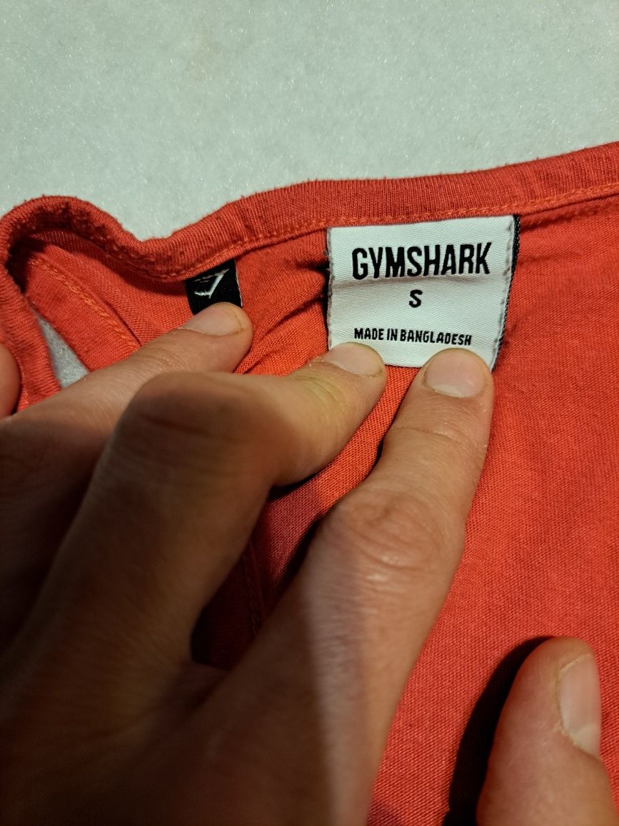Podkoszulka bokserka Gymshark pomarańczowa S męska na siłownię
