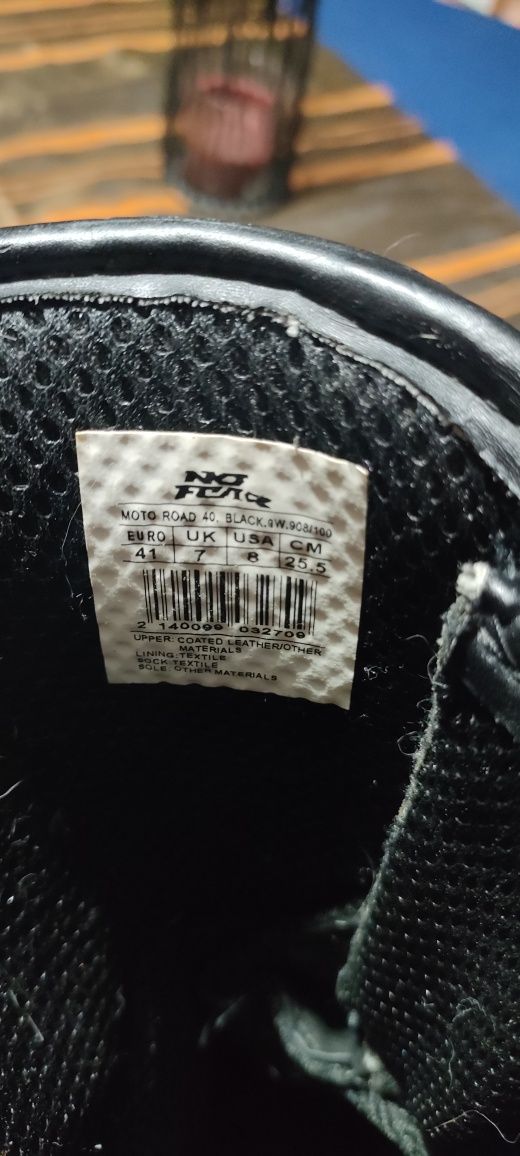 Botas Motard No Fear como novas