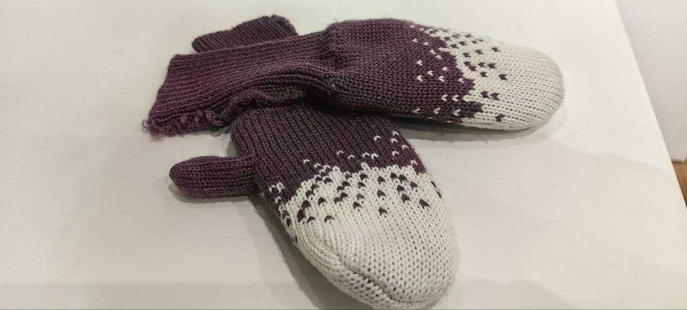 Rękawiczki dziewczęce, fioletowy, Lenne Jada r.92/98