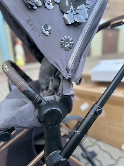 zestaw 2w1 Cybex Priam Simply Flower Grey