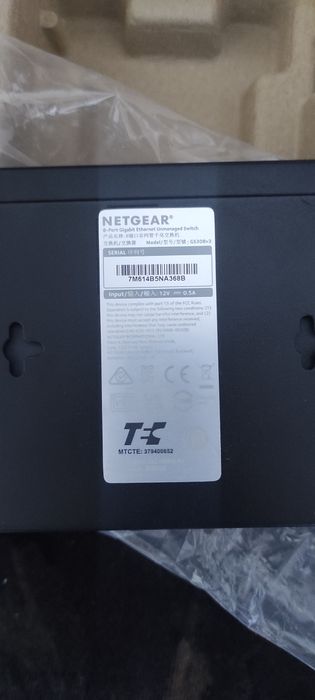 коммутатор, switch NETGEAR GS308-300uks с 8 портами Gigabit