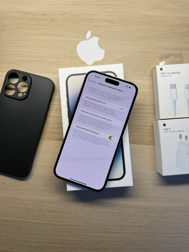 iPhone 14 Pro Max 256gb czarny bateria 100% komplet
