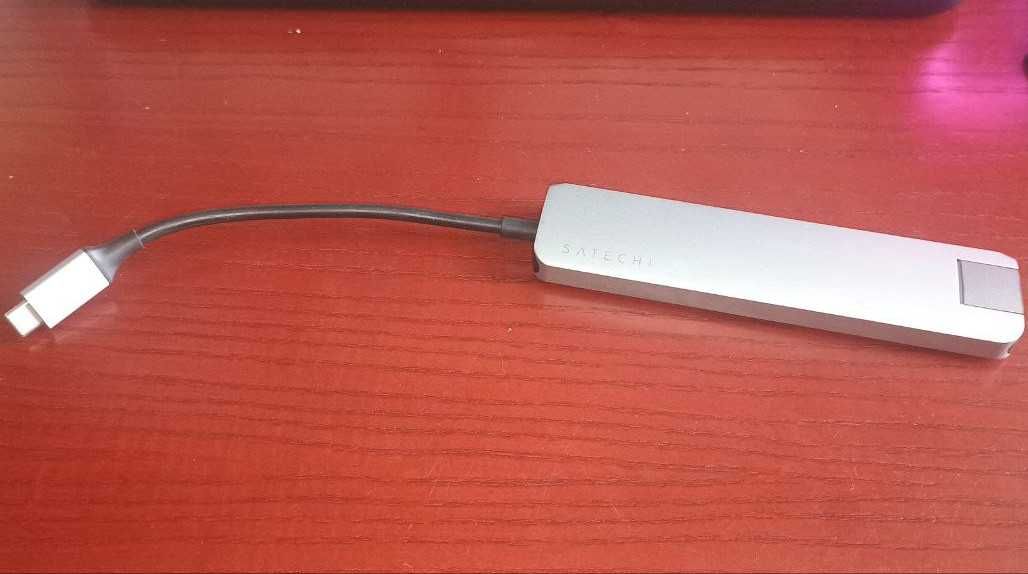 Хаб USB Satechi 7-in-1 USB-C Slim Multiport Adapter 4K with Ethernet