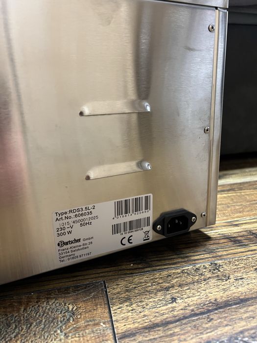 Професійний мармит Bartscher Bain-Marie Hotpot2x3 5л, водяна баня/кафе