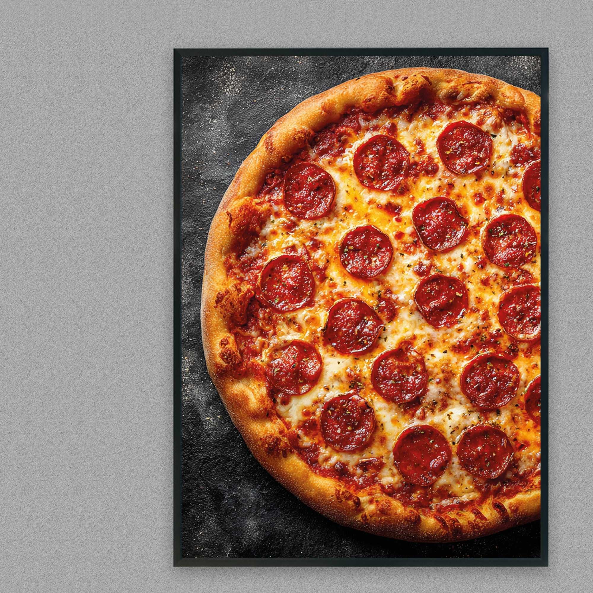 plakat pizza, plakat reklamowy pizza, obraz pizza, pizza
