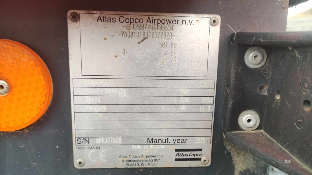 Atlas copco air2 2015/570 godzin