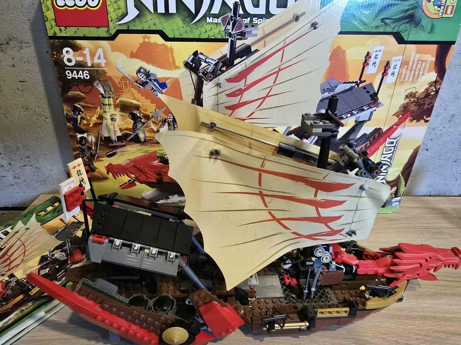 UNIKAT Lego NINJAGO Perła przeznaczenia 9446 - KOMPLETNY Z PUDEŁKIEM