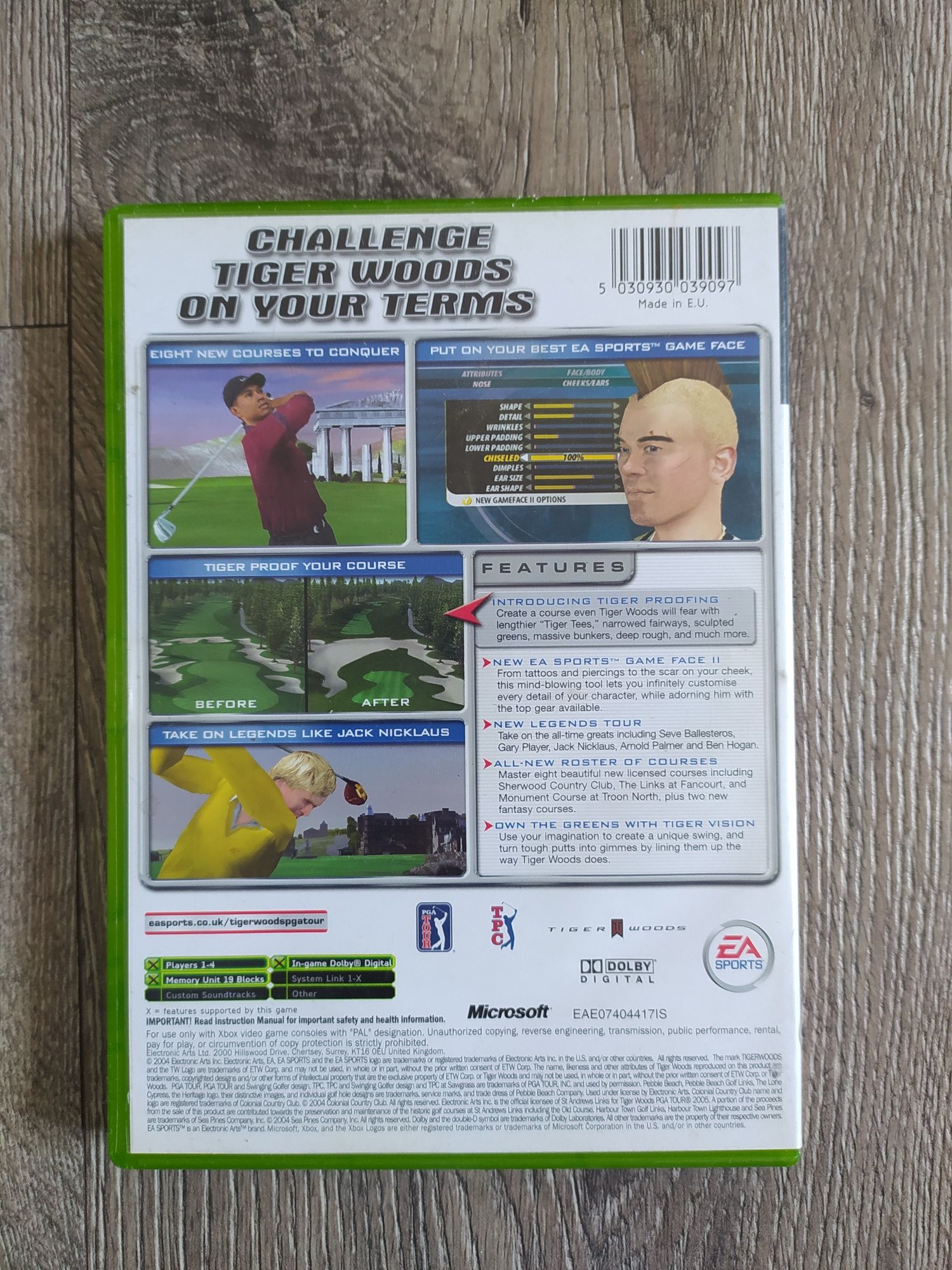 Gra Xbox Classic Tiger Woods PGA Tour Wysyłka