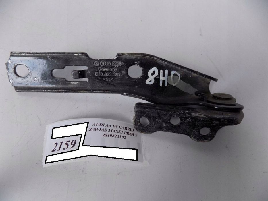 Audi A4 B6 Cabrio zawias maski prawy   2159