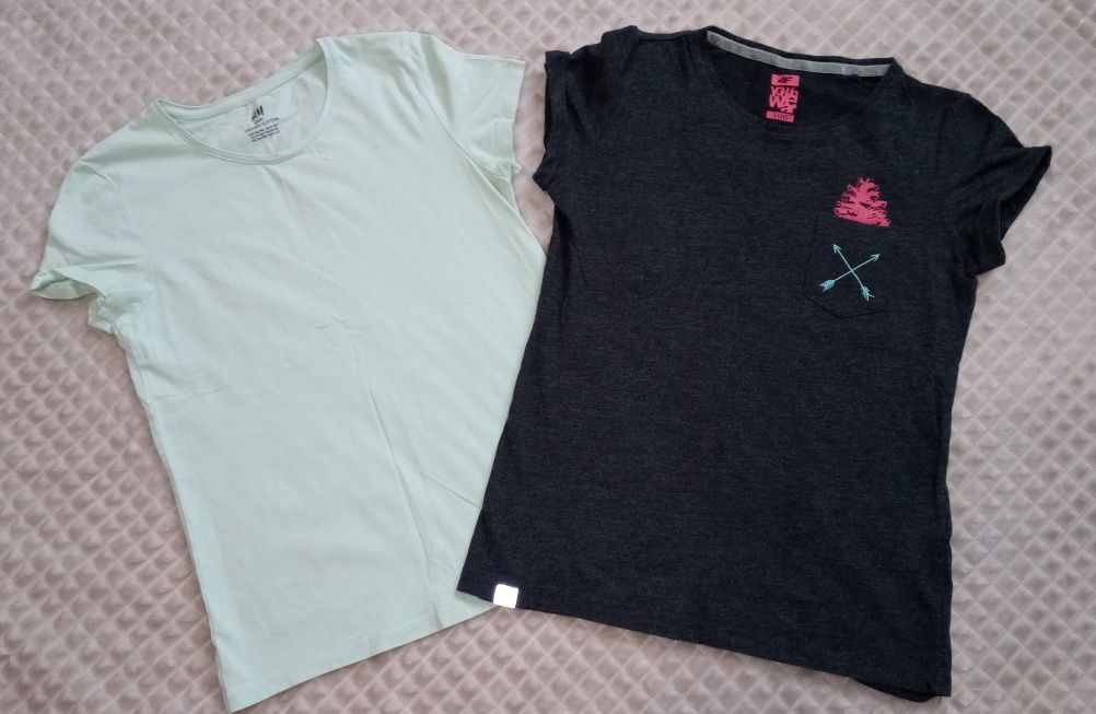Zestaw ubrań dla dziewczynki r. 146/152 H&M, 4F, Reserved, HI-TEC