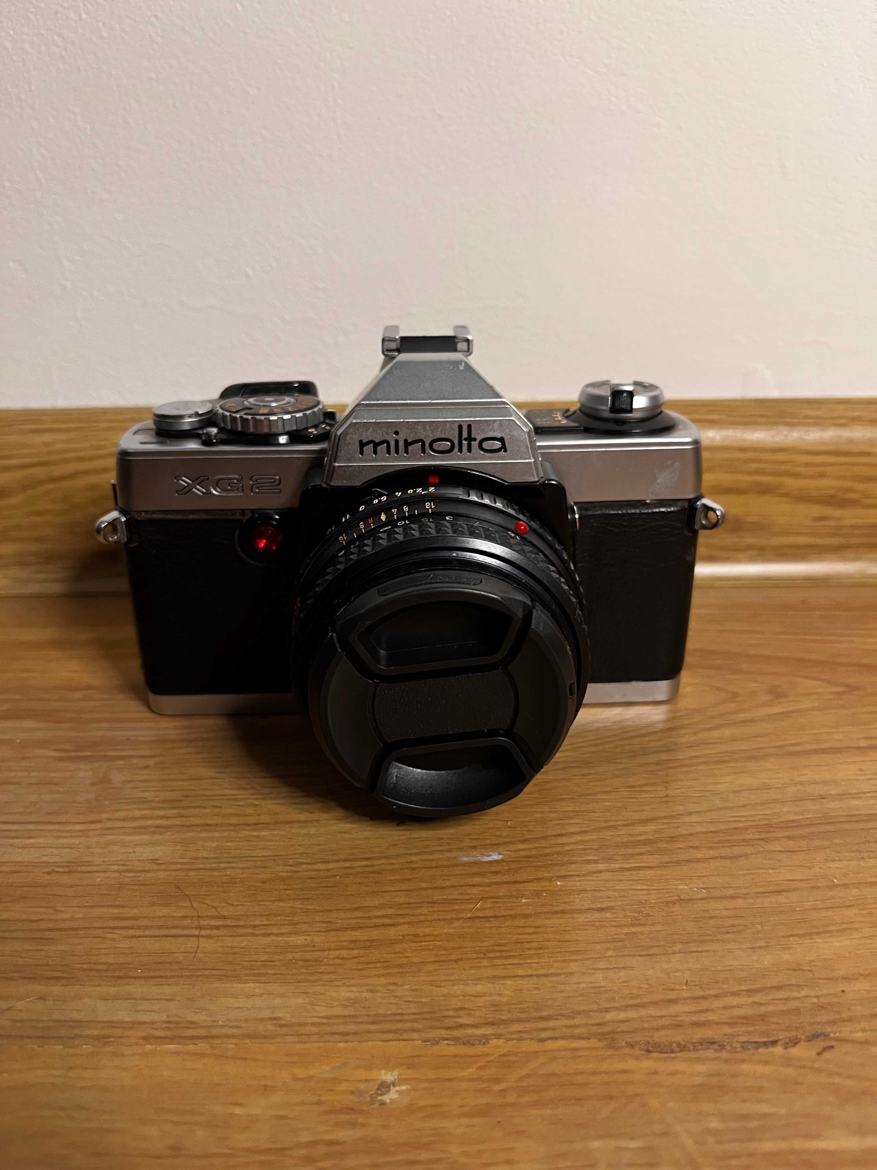 Zestaw do fotografii analogowej — Minolta XG-2