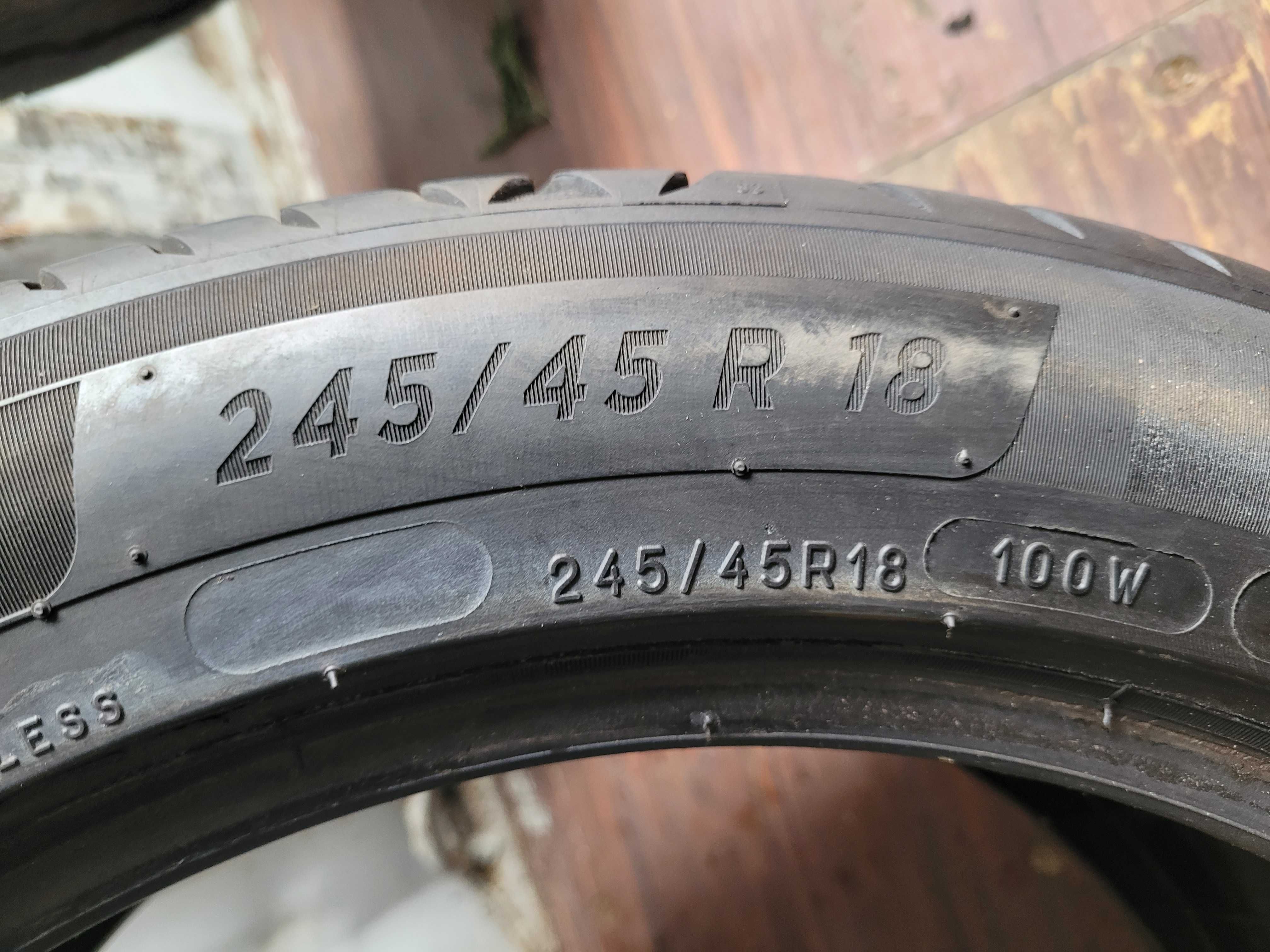 Opony letnie  Michelin 245/45 18 Bmw F10 Mercedes E Audi A6 4szt