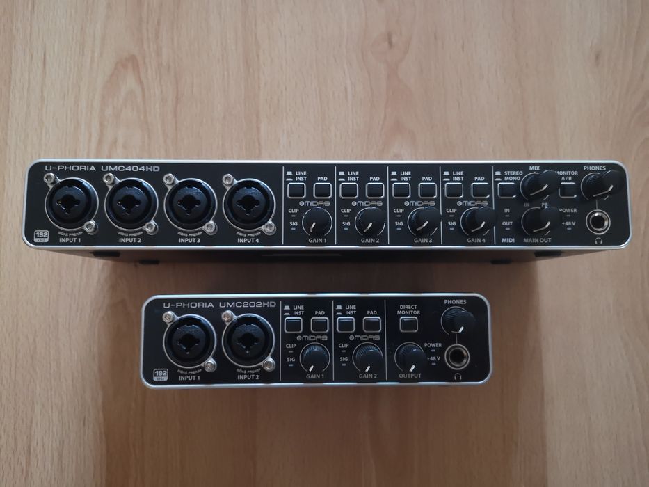 Behringer umc202hd umc404hd