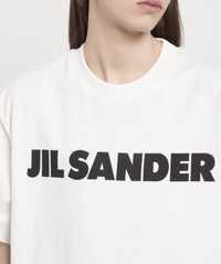 Унісекс футболка JIL SANDER зі щільної тканини Білий