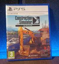 Construction Simulator PS5 - symulator pracy na budowie, koparki PL