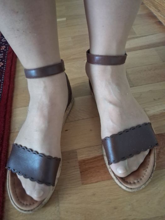 Wygodne płaskie sandałki damskie Ryłko