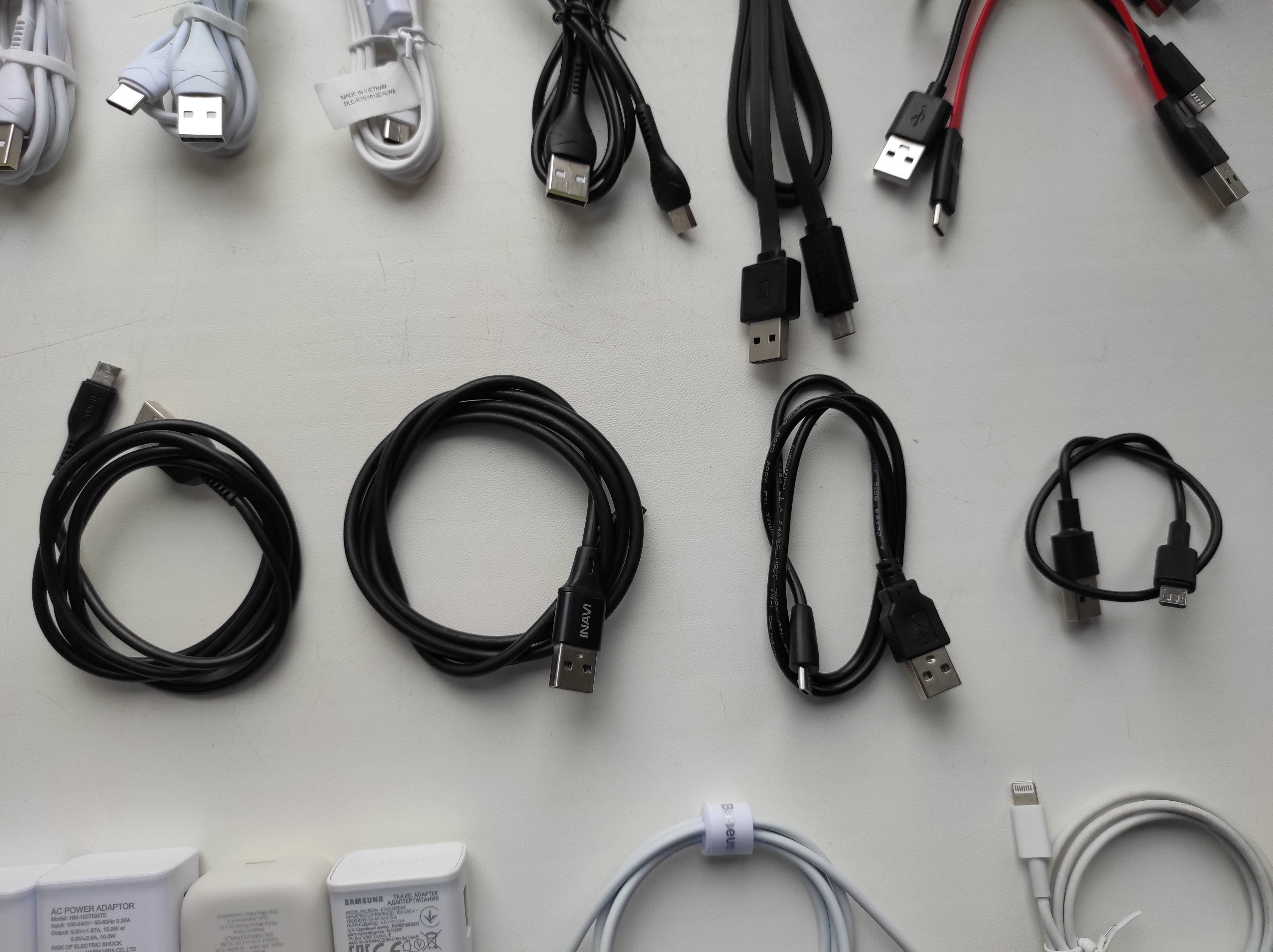 Зарядки и кабели для телефона